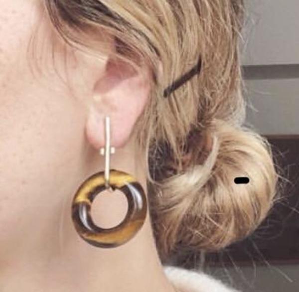 Mercurial NYC Tiger's Eye Earrings Mercurial NYC Tiger's Eye Earrings