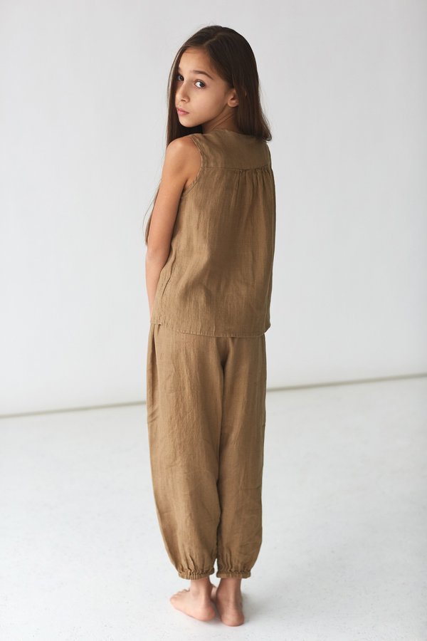 KIDS Nobonu Lima Blouse - Ochre KIDS Nobonu Lima Blouse - Ochre