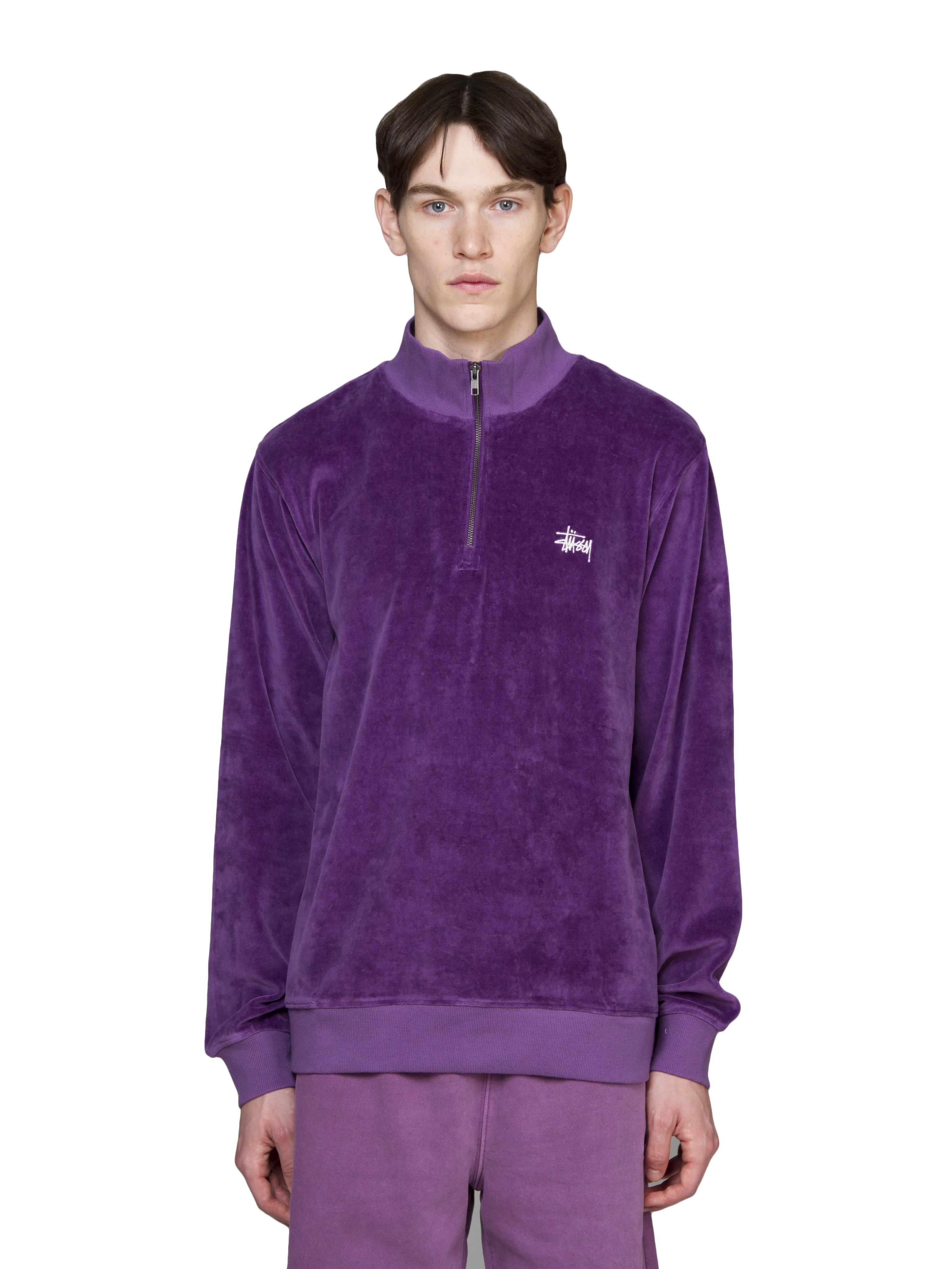 stussy velour jacket