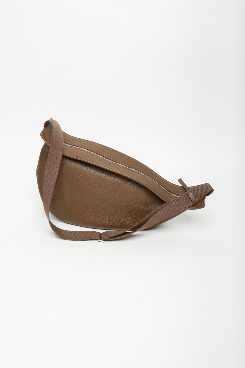 The Row Slouchy Banana Cross Body Bag - Dark Khaki