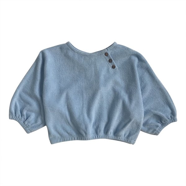 Kids Feather Drum Quinn Baby Sweater - Powder Blue Kids Feather Drum Quinn Baby Sweater - Powder Blue