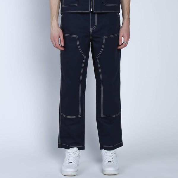 Stussy Poly Cotton Work Pants - Navy 