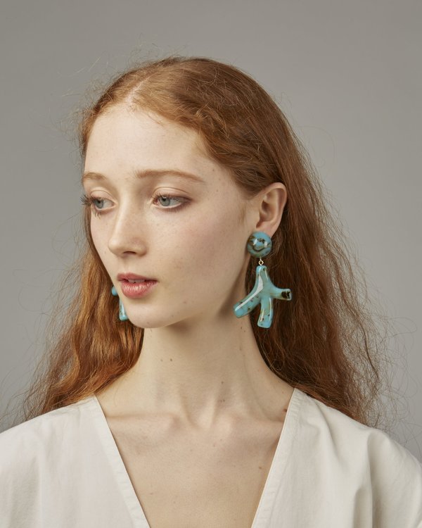 Valet Noemie Earrings - Turquoise Valet Noemie Earrings - Turquoise