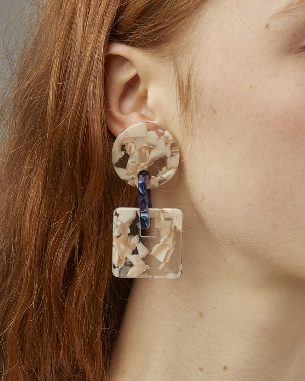 Valet Savannah Earrings - Marble Valet Savannah Earrings - Marble