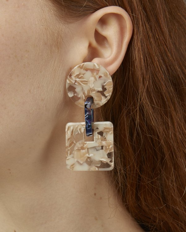 Valet Savannah Earrings - Marble Valet Savannah Earrings - Marble