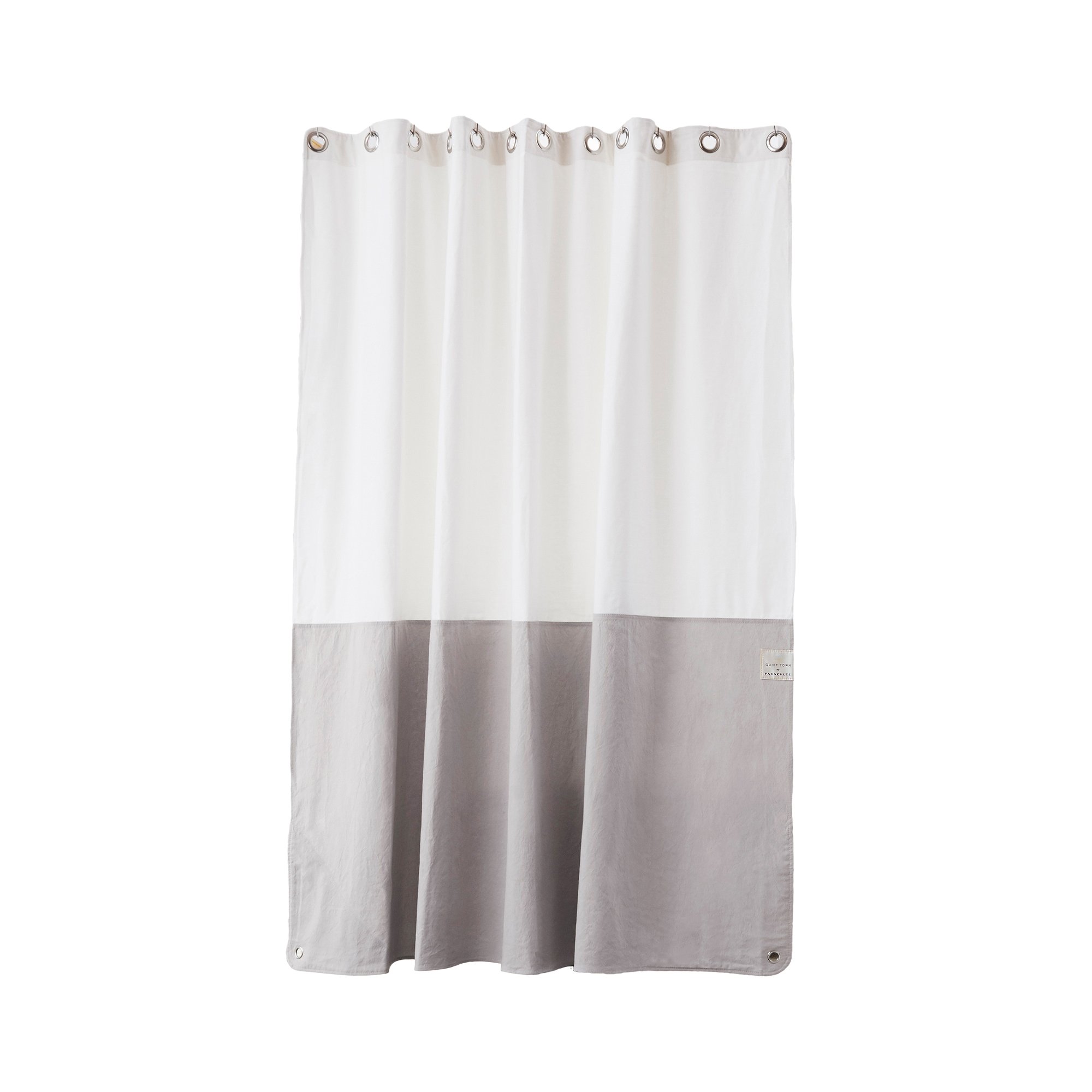 Quiet Town Canvas Shower Curtain Orient Driftwood