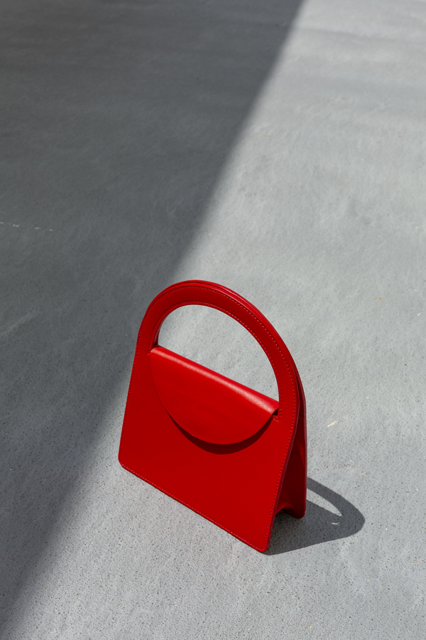 BUILDING BLOCK LADY PURSE - TOMATO BUILDING BLOCK LADY PURSE - TOMATO