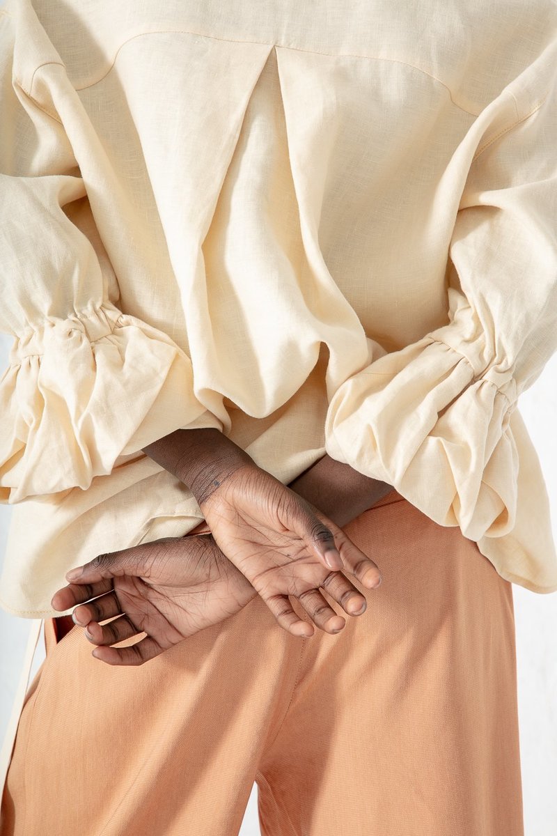 大人気の Pyo Rejina Amber Garmentory | Yellow - Shirt トップス