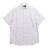 Blue Blue Japan Linen Button Down Short Sleeve Shirt - White - Thumbnail 1