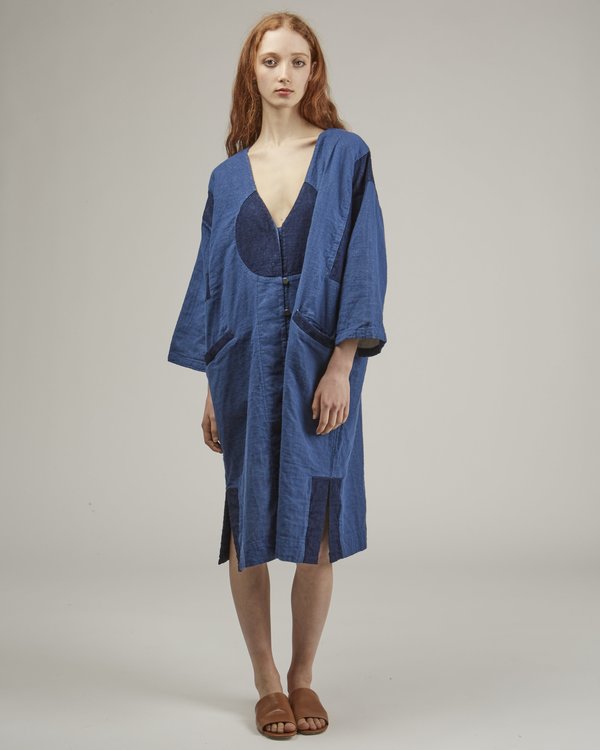 Atelier Delphine Gillian Coat - Patchwork Denim Atelier Delphine Gillian Coat - Patchwork Denim