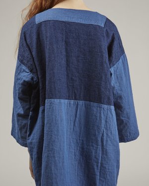 Atelier Delphine Gillian Coat - Patchwork Denim Atelier Delphine Gillian Coat - Patchwork Denim