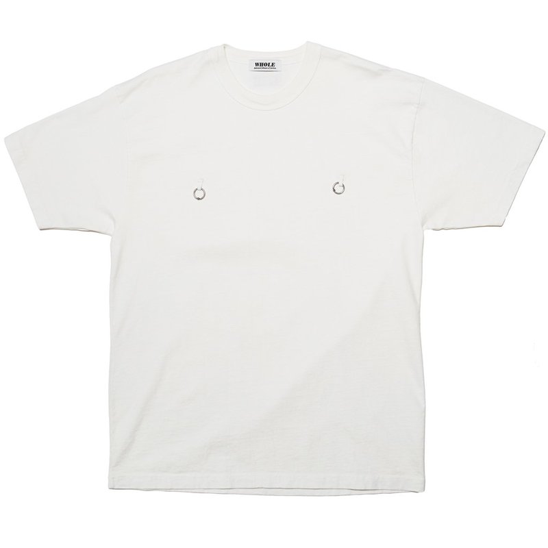 WHOLE Double Piercing T-Shirt - Off White | Garmentory