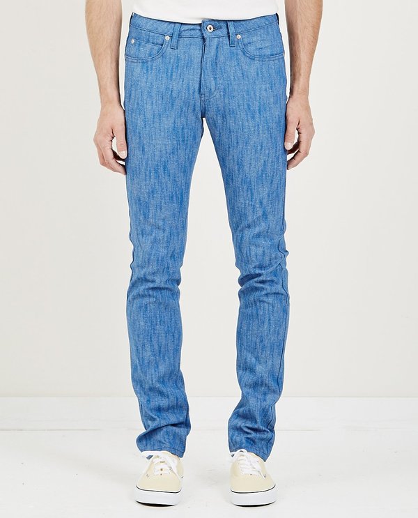 Naked & Famous SUPER GUY JEAN - BLUE STORM SLUB Naked & Famous SUPER GUY JEAN - BLUE STORM SLUB