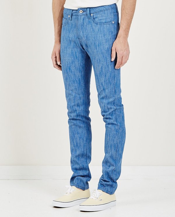 Naked & Famous SUPER GUY JEAN - BLUE STORM SLUB Naked & Famous SUPER GUY JEAN - BLUE STORM SLUB