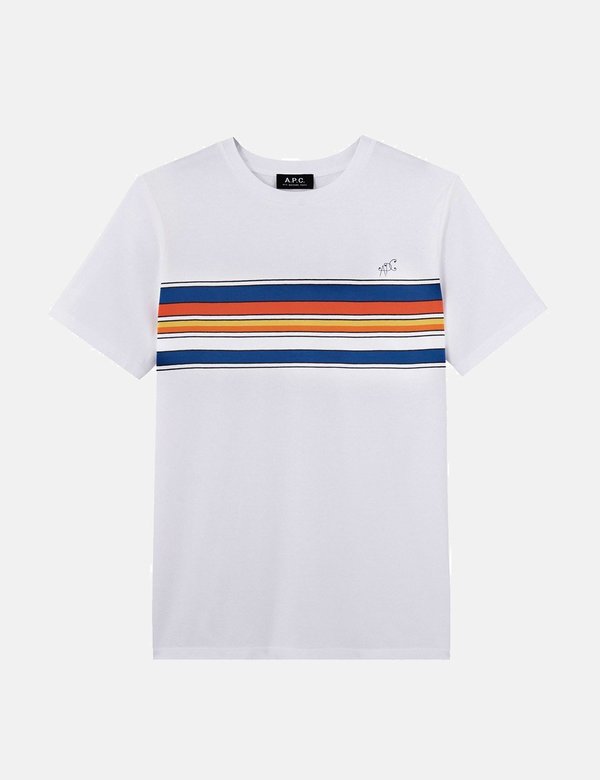 A.P.C. Berne T Shirt - White A.P.C. Berne T Shirt - White