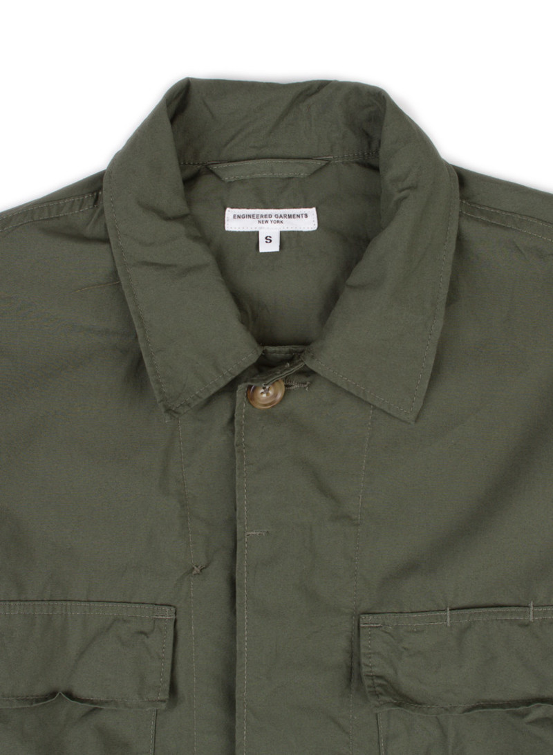 BDU Jacket Olive High Count Broadcloth | Garmentory