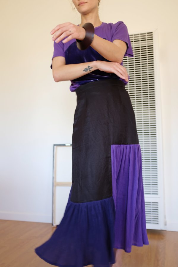 Correll Correll Flocco 19 Skirt - Black/Violet Correll Correll Flocco 19 Skirt - Black/Violet