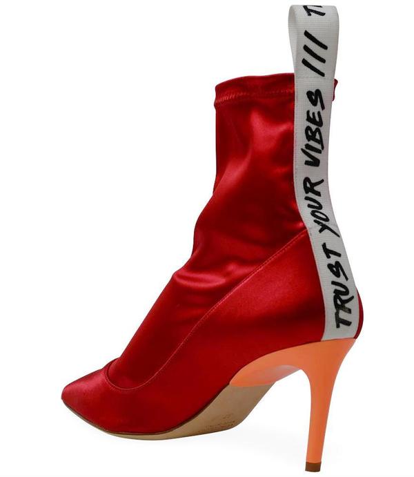 Baldan 1859 Satin Mid Heel Boot - Flamingo Baldan 1859 Satin Mid Heel Boot - Flamingo