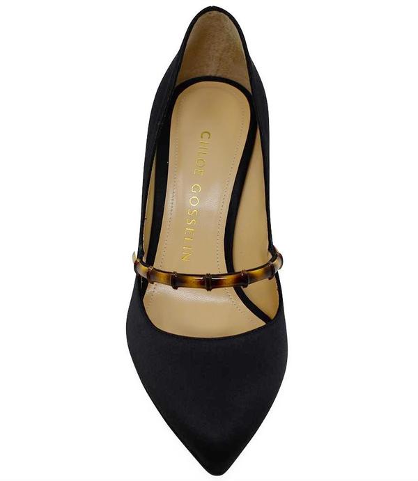 Chloe Gosselin Black August 70 Pointed Pump Chloe Gosselin Black August 70 Pointed Pump