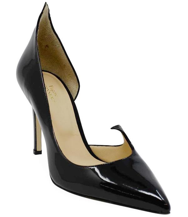 Eugene Riconneaus Black Leather 85 Pump Eugene Riconneaus Black Leather 85 Pump