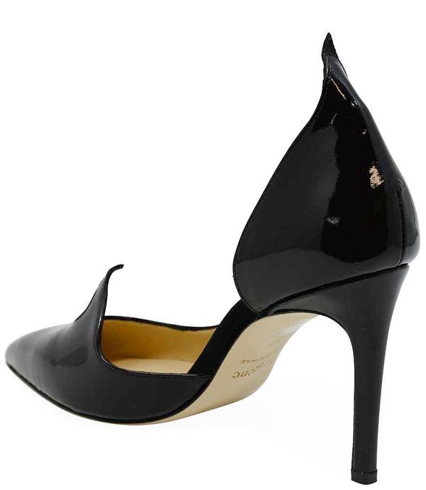 Eugene Riconneaus Black Leather 85 Pump Eugene Riconneaus Black Leather 85 Pump