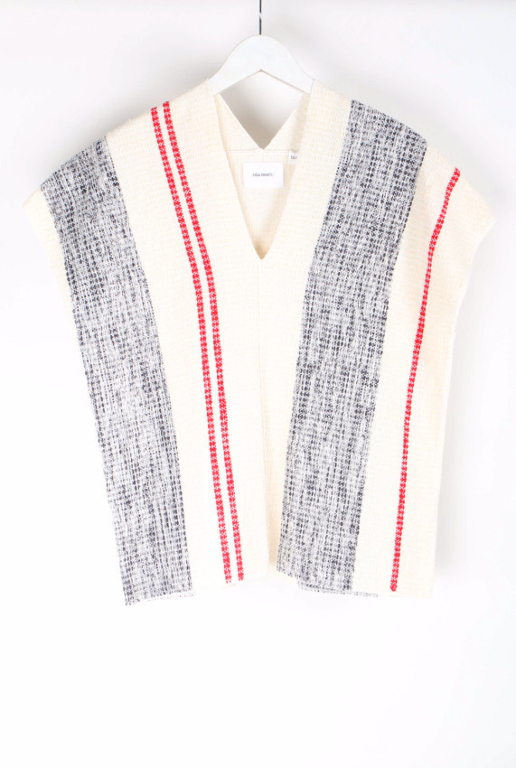 sita murt Striped Poncho sita murt Striped Poncho