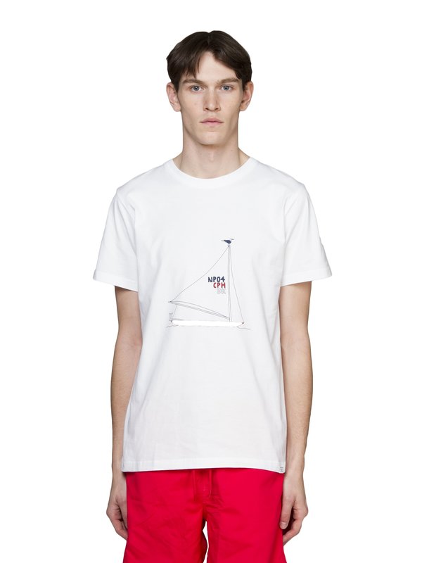 Norse Projects Daniel Frost Boat T-Shirt - White Norse Projects Daniel Frost Boat T-Shirt - White