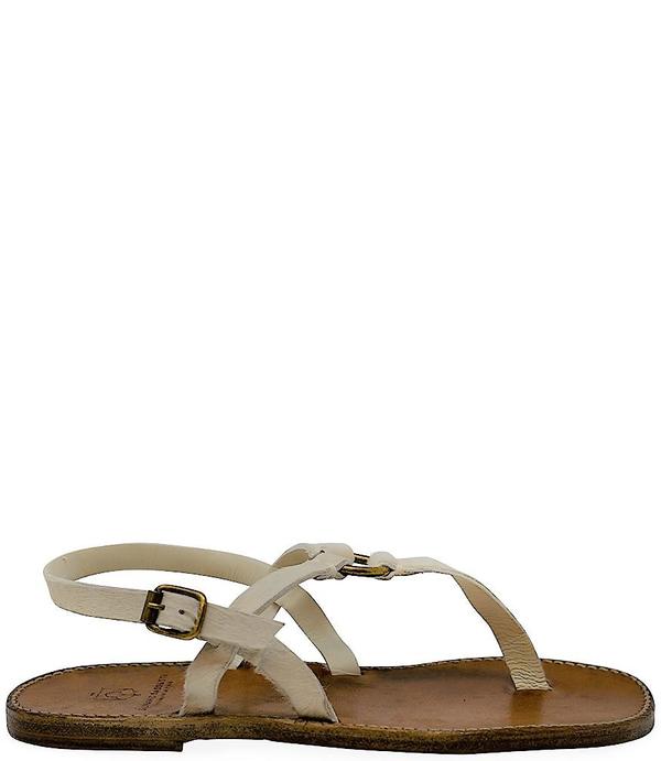 Silvano Sassetti Bianco Leather Sandals Silvano Sassetti Bianco Leather Sandals