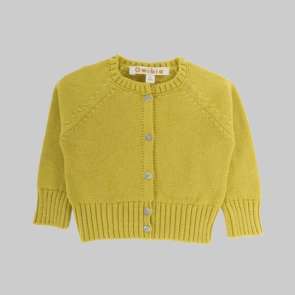 KIDS Omibia Otis Cardigan - LIME KIDS Omibia Otis Cardigan - LIME