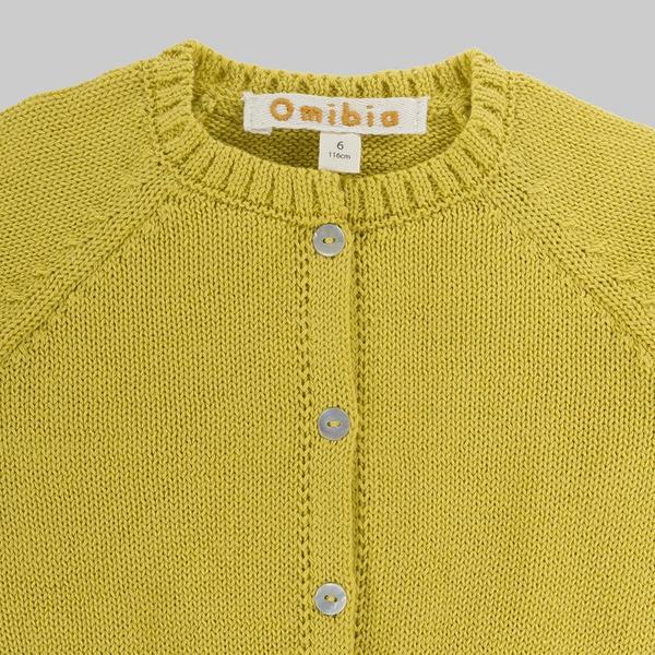 KIDS Omibia Otis Cardigan - LIME KIDS Omibia Otis Cardigan - LIME
