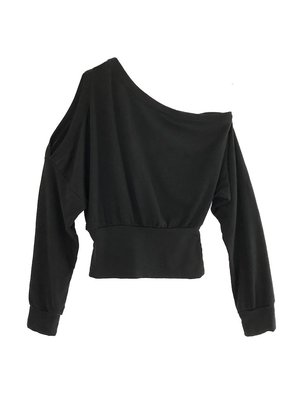Oori Ott Ida Mono Shoulder Pullover - Deep Emerald Oori Ott Ida Mono Shoulder Pullover - Deep Emerald