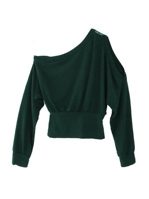 Oori Ott Ida Mono Shoulder Pullover - White Oori Ott Ida Mono Shoulder Pullover - White