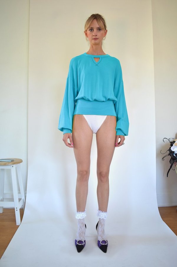 Oori Ott Romy Pullover - Tiffany Blue Oori Ott Romy Pullover - Tiffany Blue
