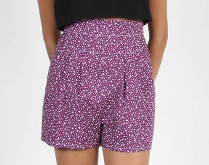Birds of North American Wren Shorts (Purple Stars) Birds of North American Wren Shorts (Purple Stars)
