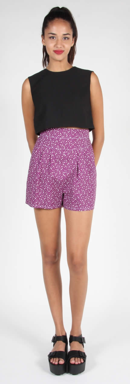 Birds of North American Wren Shorts (Purple Stars) Birds of North American Wren Shorts (Purple Stars)