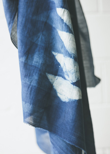 Block Shop Textiles - Saddle Blanket Indigo Scarf Block Shop Textiles - Saddle Blanket Indigo Scarf