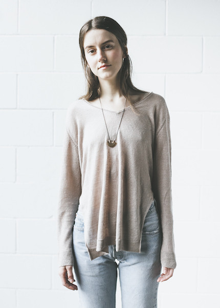 Line Knitwear - Bobbi in Stone Line Knitwear - Bobbi in Stone