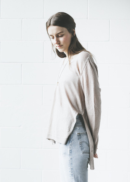 Line Knitwear - Bobbi in Stone Line Knitwear - Bobbi in Stone