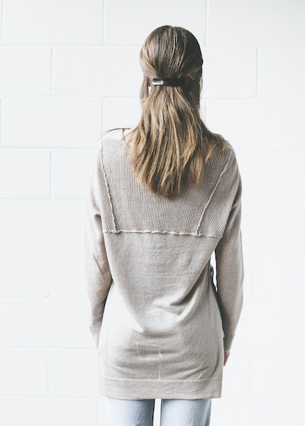Line Knitwear - Bobbi in Stone Line Knitwear - Bobbi in Stone
