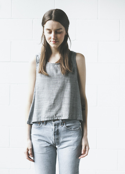 Me & Arrow - Basic Short Tank in Dot Me & Arrow - Basic Short Tank in Dot