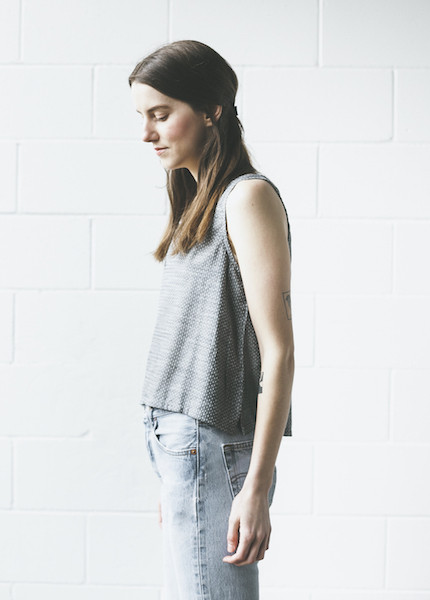 Me & Arrow - Basic Short Tank in Dot Me & Arrow - Basic Short Tank in Dot