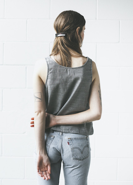 Me & Arrow - Basic Short Tank in Dot Me & Arrow - Basic Short Tank in Dot