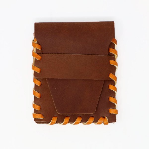 Forager Co. Leather Laced Buckskin Wallet - Brown Forager Co. Leather Laced Buckskin Wallet - Brown