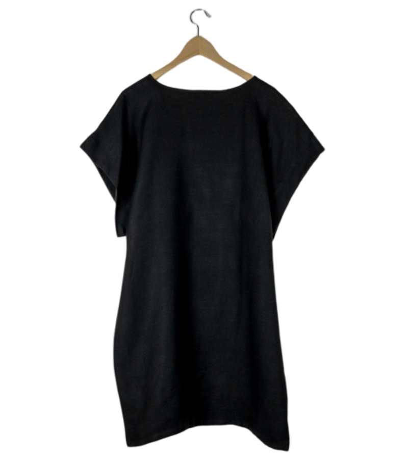 Devlyn Van Loon Darted Tunic Dress - Black