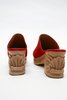 Rachel Comey Carved Bose Clog - Red Suede - Thumbnail 3