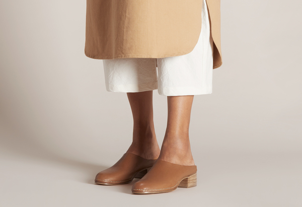 FEIT Ceremonial Mid Heel Mule FEIT Ceremonial Mid Heel Mule