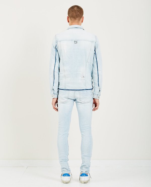 ARTMEETSCHAOS BOWERY DENIM JACKET - BLEACHED STONE WASH ARTMEETSCHAOS BOWERY DENIM JACKET - BLEACHED STONE WASH