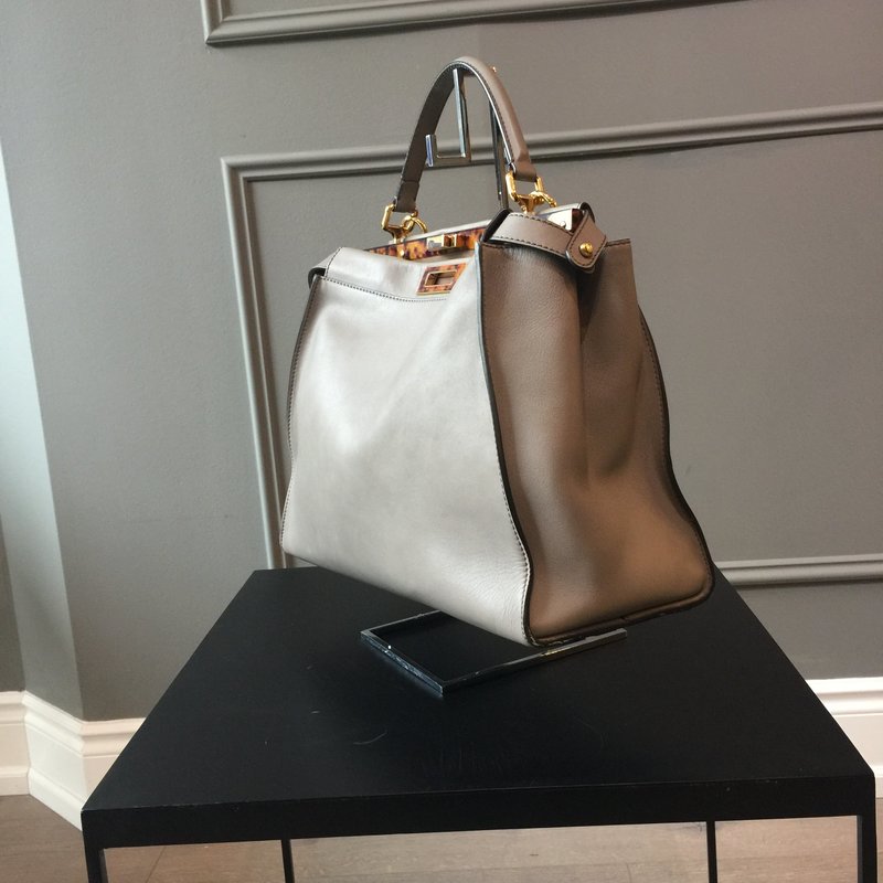 ヴィンテージ☆Fendi☆Peekaboo トートバッグ Fendi Peekaboo X-Tote Canvas Medium Green Ladies Handbag | eBay