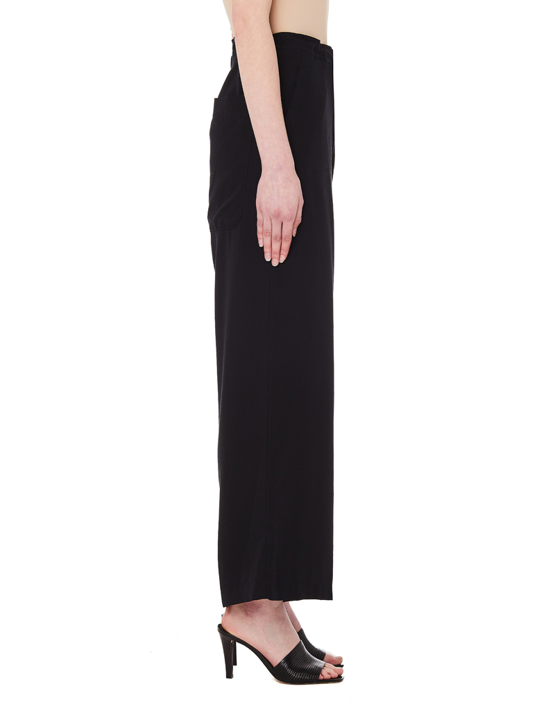 パンツ Y's yohji yamamoto wide slacks Ys by Yohji Yamamoto Wide and Straight Pants - Navy | Garmentory