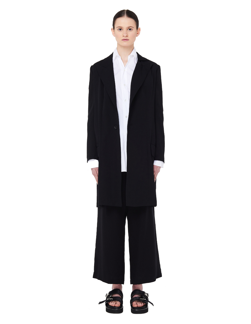 Y's by Yohji Yamamoto Wide Leg Trousers - black | Garmentory